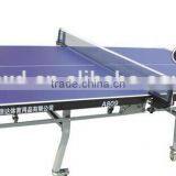 OEM Movable Double Folded Wheel Ping Pong Table thumbnail-1