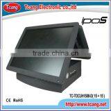 Integrated Double Desk pc Touch Screen for Kiosk