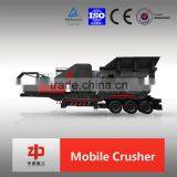 Mobile Cone Crusher Equipment for crushing copper ore and rock by Luoyang ZHONGDE