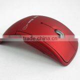 Hot-selling Arc Foldable Gift Wireless Mouse With USB Mini Receiver for PC/Laptop thumbnail-2