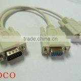 VGA M to 2X VGA F Splitter Cable With Competitive Price