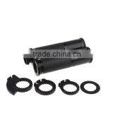 Soto Racing - 7/8'' 22mm Universal Motorcycle Cnc Handle Bar / Handlebar Grips Leather and Aluminum Material thumbnail-2