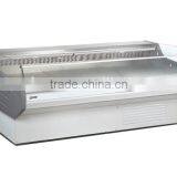 Supermarket Platform Self Service Fresh Meat Refrigerated Display Freezer