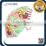 China Manufacturer Cartoon Pattern Sublimation Print Kids Umbrella