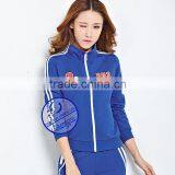 Custom 100% Polyester Womens Sports Sweatshirt With Zipper thumbnail-2
