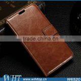 Crazy Horse Skin for Lumia 640 Flip Cover Case With Card Holder, for Nokia Lumia 640 Leather Case thumbnail-3