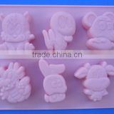 FDA/LFGB/SGS approved high quality Chinese zodiac silicone chocolate mold