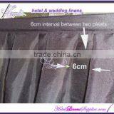 Pleated Table Skirts for Weddings, Banquets, Parties, Trade Shows and Other Events-21', 17', 14' thumbnail-2