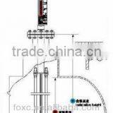 UHZ 517T14 Top Mounted Magnetic Level Gauge for Lpg Level Indicator 100 Centigrade 300lb