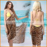 Aliepress Europe large size women eplosion Halter veil new seaside beach skirt apron dresses