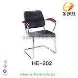 Simple Style Stackable Conference Synthetic Leather Chair thumbnail-3