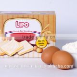 LIPO Cream Egg Cookies like Oatmeal Cookies with 100g box packaging