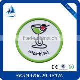 2016 Hot Promotinal Custom Silicone Rubber Drink Coasters With Logo