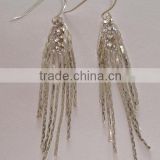 Fashion earring strip shaped with stones