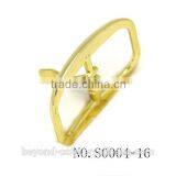 16 MM Men Shoes Buckle Triple Bar Buckle Brass Plated thumbnail-3