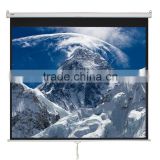 100" 4:3 manual pull down projection screen