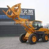 SZM High Dumping Height Wheel Loader With Wood Fork thumbnail-2