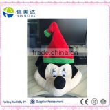 Plush Soft Electric Christmas Mouse Hat toy