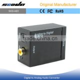 Analog to Digital Optical Coaxial RCA Audio Converter Adapter
