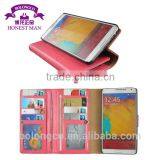 Multifuntional Leather Wallet Cell Phone Accessory for Samaung Women Pink Low Price China Mobile Phone Cover thumbnail-1