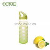 Sports Glass Water Bottle/travel Drink Bottle With Food Grade Silicone Sleeve and Competitive Price thumbnail-5