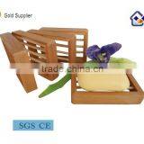 Bamboo&Wood Soap Holder ,,suitable for Home and Hotel thumbnail-1