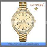 New Lady Women Fashion Luxury Quartz Rhinestone Crystal Wrist Watch thumbnail-1