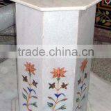 White Marble Coffee Table Base