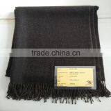 Warm Soft Pluffy Alpaca Blended Plaid Throw thumbnail-4