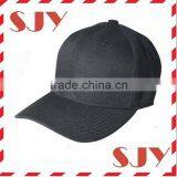 6 Panel Custom Blank Black Baseball Hat thumbnail-2