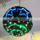 Garland Light Iron Frame 3D Motif Light Christmas Ornament Hall Decorations thumbnail-3