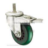 Good Quality PU Wheel Rotate Medium Duty Furniture Caster thumbnail-3