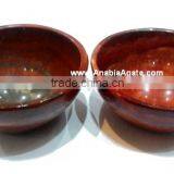 3 Inch Red Jasper Gemstone Agate Bowls Wholesale Supplier : Agate Handicrafts thumbnail-2