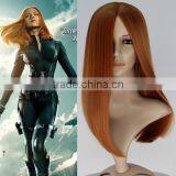 Captain America Black Widow Scarlett Cosplay Wig Synthetic Wigs From Manufacturer for Wholesale thumbnail-1