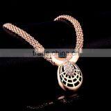 Women Fashion Necklace Earring Bracelet JW007 Wedding Bridal Jewellery Gold Plated Jewelry Set thumbnail-2