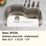 Stainless Steel Sink SP320 Undermounted Kitchen Sink thumbnail-2