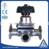 3 Way Diaphragm Valve With Stainless Steel 316L thumbnail-2