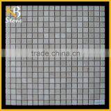 5/8''Chinese factory Cream Marfil mosaics, gold marble mosaic