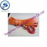4x4 Winch Rope,12 Strand UHMWPE Towing Rope,sythetic Rope for Winch, UHMWPE Fiber for 12000lbs Winch thumbnail-5