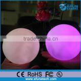 2017 Promotion Gift Rgb Color PVC Led Hanging Ball Lights for Outdoor Decoration