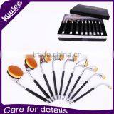 9pcs Golf Pro Cosmetic Makeup Brush Professional Kit Makeup Brushes With Black thumbnail-3