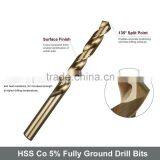 Fully Ground M35 Co 5% Cobalt HSS Twist Drill Bit Sizes 1-13mm thumbnail-4