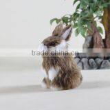 Horns Easter Bunny Furry Animal Taxidermy Decor Black Jackalope Rabbit thumbnail-6