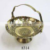 Decorative Brass Fruit Basket