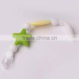 BPA Free Silicone Baby Pacifier Clip Chain for Boys and Girls thumbnail-2