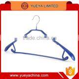 Anti-slip Plastic Wrapped Iron Clothes Hanger-blue thumbnail-1