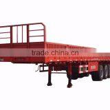 2016 Top Ranking Tri-axle Flatbed Trailer / Side Wall Semi Trailer / Side Panels Detachable thumbnail-2