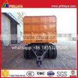 3 Axles 4 Axles Full Type Lowbed Truck Drawbar Flatbed Trailer For Sale thumbnail-3