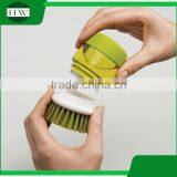 Mini Plastic Hand Bathroom Bowl Pot Dish Clean Cleaning Brush With Cleaner thumbnail-4