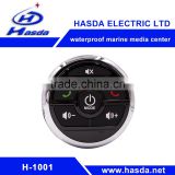 durable waterproof marine audio player with boat